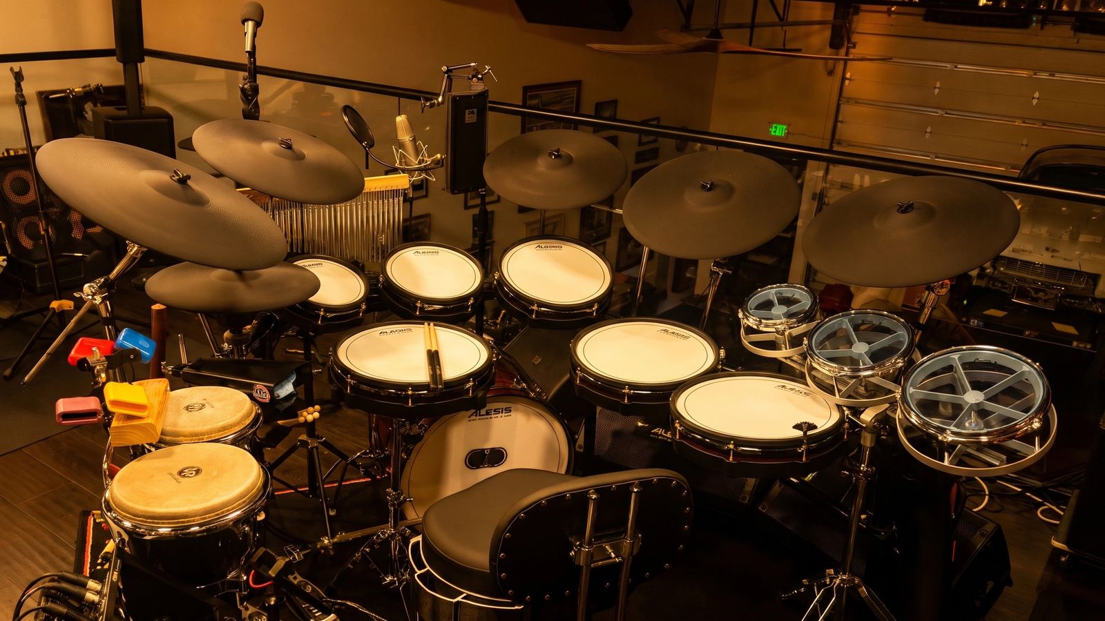 The drum kit